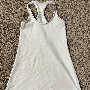 White Lululemon tank top